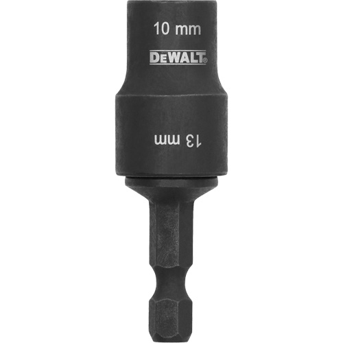 Tourne-&eacute;crou &agrave; double embout d&eacute;tachable FLEXTORQ, 13 mm prise, 4-4/5" lo, Magn&eacute;tique Fastek