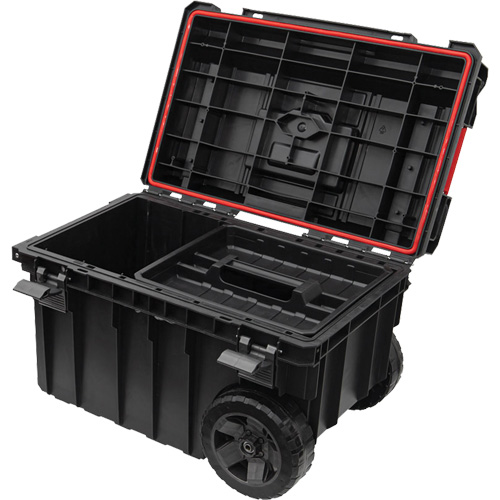 Arx&reg; Rolling Tool Chest, 23-4/5" x 16" x 15-3/5", Black Fastek