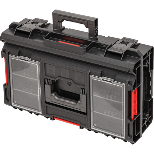 Arx Small Toolbox, 23" x 15" x 7-1/2", Black Fastek