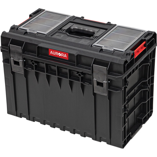 Arx Large Toolbox, 23" x 15-1/5" x 16-1/2", Black Fastek