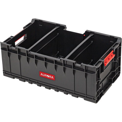 Caisse &agrave; outils avec s&eacute;parateurs Arx, 22-7/10" x 14-1/10" x 9-3/10", Noir Fastek
