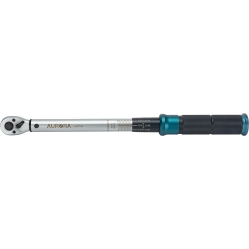 72-Tooth Torque Wrench, Click, 3/8" Square Drive, 10 - 100 ft-lbs. Fastek