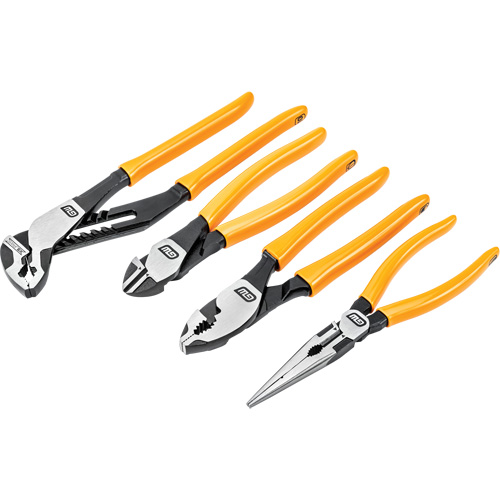 PITBULL Mixed Dual Material Plier Set, 4 Pieces Fastek