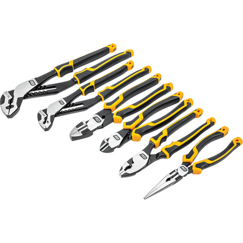 PITBULL Dual Material Mixed Plier Set, 6 Pieces Fastek