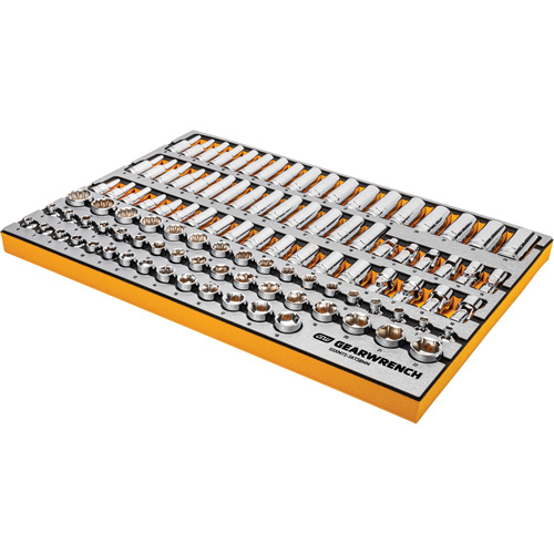 MEGAMOD Master Mechanics Tool Set in Premium Modular Foam Trays with Tool Storage, 1024 Pieces Fastek