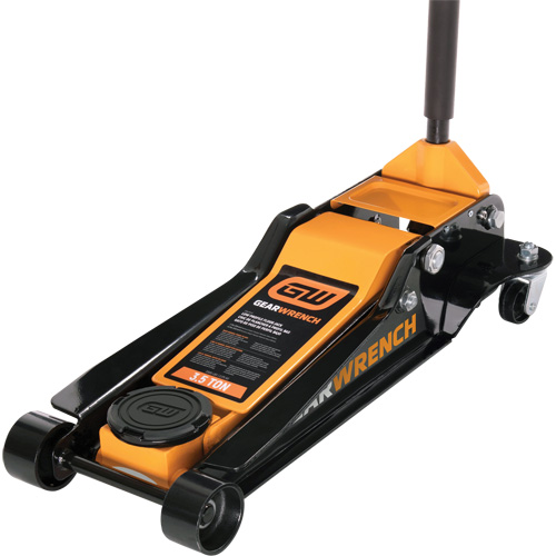 Low Profile Floor Jack, 3.5 Ton(s) Capacity, 3-3/4" Lowered, 21-3/4" Raised, Manual Hydraulic Fastek