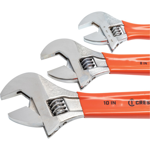 Jeu de cl&eacute;s &agrave; prise coussin&eacute;e, Ajustable, 3 morceaux Fastek