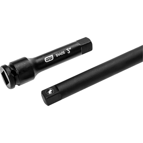 Jeu de rallonges &agrave; chocs, Prise de 3/8", Fini Phosphate de mangan&egrave;se, 4 Mcx Fastek