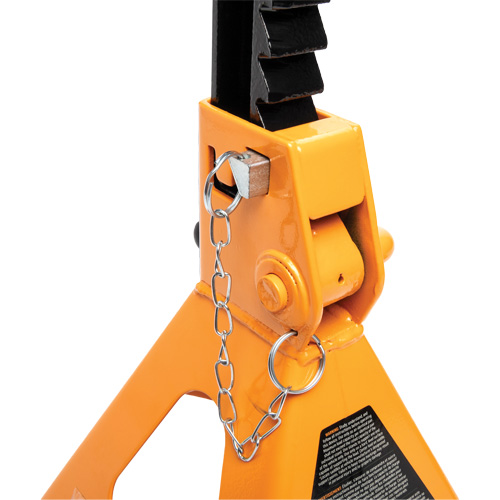 Ratcheting Jack Stand, Locking Pin, 6 tons Capacity, 15-3/4" - 24-1/2" H Fastek