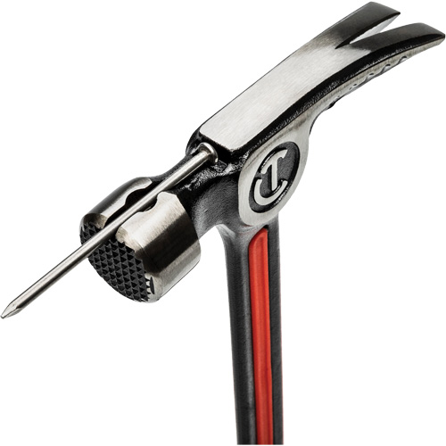 Marteau de charpente en acier avec face meul&eacute;e, 22 oz, Prise en Acier plein, 16" lo Fastek