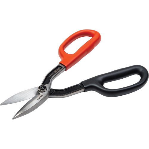 Straight Pattern Tinner Snips, 2" Cut Length, Straight Cut Fastek