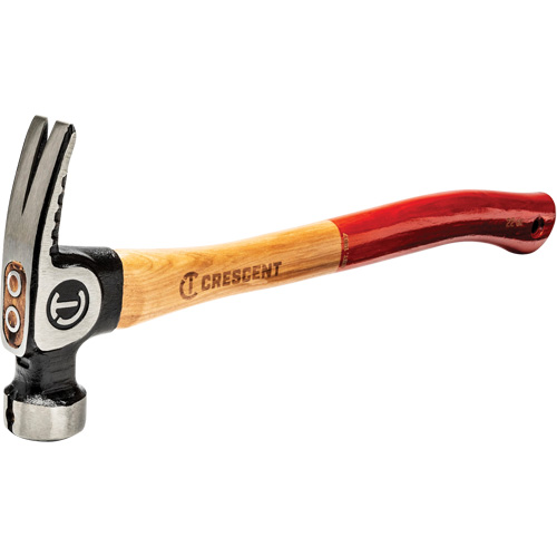 Milled-Face Framing Hammer, 22 oz., Wood Handle, 18" L Fastek