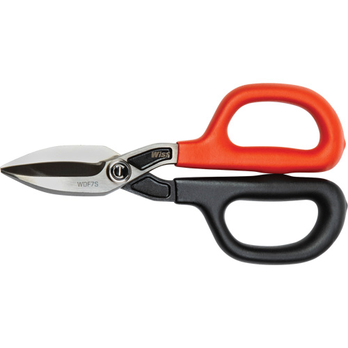 Straight Pattern Tinner Snips, 1-31/50" Cut Length, Straight Cut Fastek
