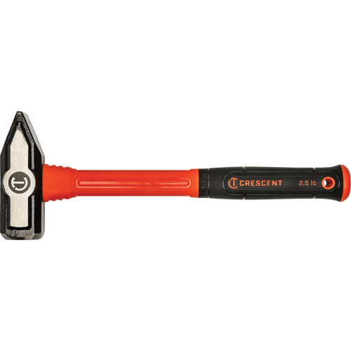 Fiberglass Blacksmith Hammer, 2.5 lbs Head Weight, 13-1/2" L Fastek