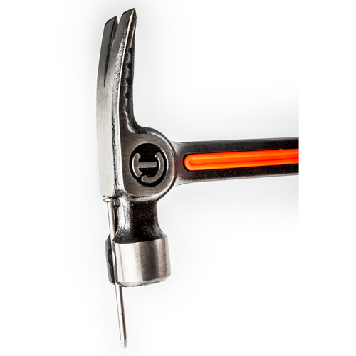 Marteau de charpente &agrave; face meul&eacute;e, 28 oz, Prise en Acier plein, 16" lo Fastek