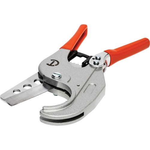 Ratcheting PVC Pipe Cutter with Dipped Grips, 1/4"- 2-3/8" Capacity Fastek
