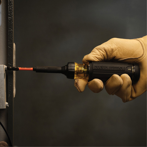 15-in-1 Ratcheting Impact-Rated Multi-Bit Torsion Zone Screwdriver, 9-1/2" L, Cushion Grip Handle Fastek