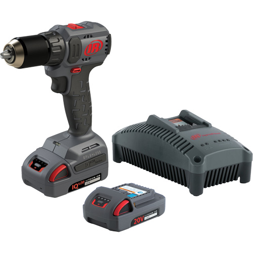 Ensemble de perceuse-tournevis compact sans fil, Lithium-ion, 20 V, Mandrin 1/2", Couple 37 lb-pi Fastek