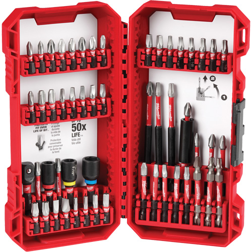 54 Piece Shockwave Impact Duty Driver Bit Set Fastek