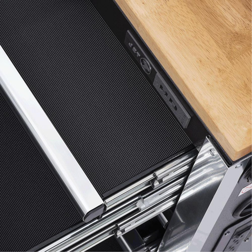 HDRC5212 HD Series Roller Cabinet, 12 Drawers, 51-1/4" W x 21" D x 40-3/10" H, Black Fastek