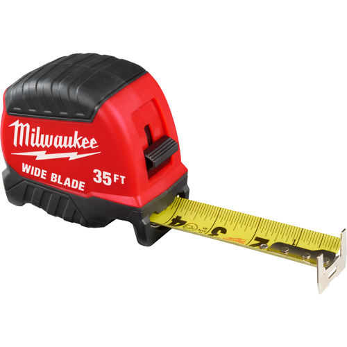Wide Blade Tape Measure, 1-3/8" x 35' Fastek