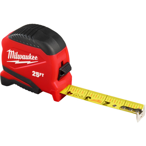 Compact Tape Measure, 1" x 25' Fastek