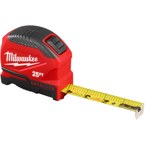Auto-Lock Tape Measure, 1" x 25' Fastek