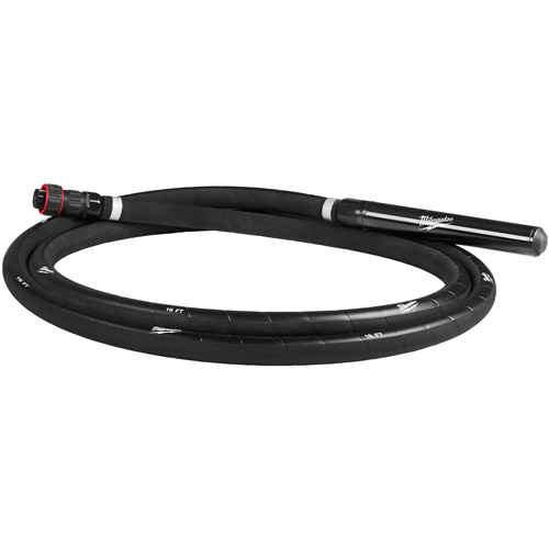 MX FUEL High Cycle Concrete Vibrator 16' Whip with 2.25" Head Fastek