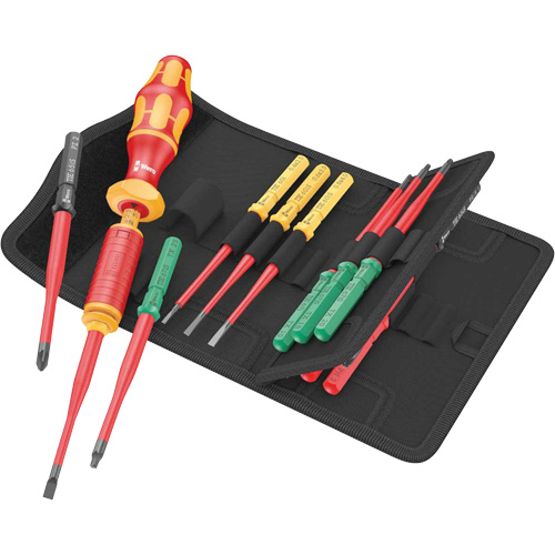 15-Piece Kraftform Kompakt Torque VDE Blade Set, 1000 V Fastek