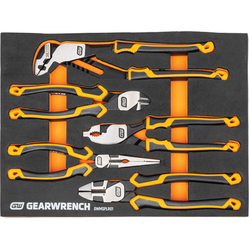 Mechanics Tool Set in Modular Foam Trays with Storage Unit, 194 Pieces Fastek