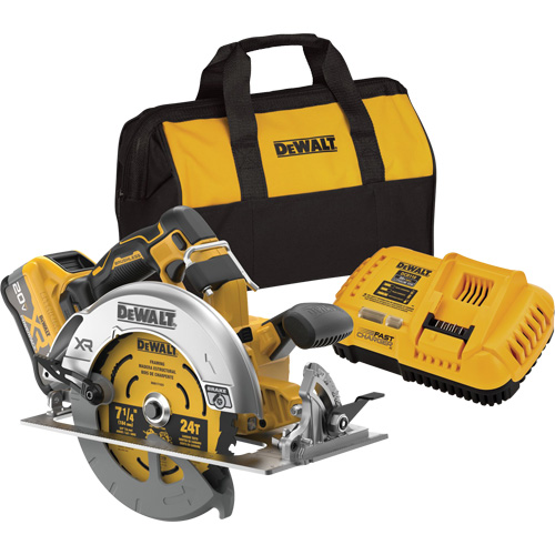 MAX* XR&reg; Brushless Cordless Circular Saw Kit with XR POWERPACK, 7-1/4", 20 V Fastek