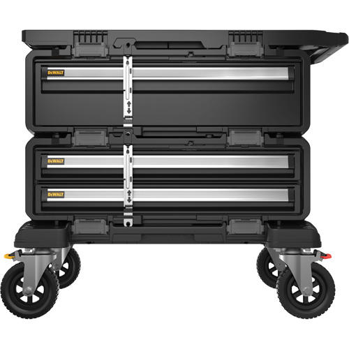 Poste de travail modulaire 4-en-1 TOUGHSYSTEM 2.0 DXL, 34" x 25-4/5" x 30", Noir/Jaune Fastek