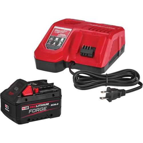 Ensemble de batterie de d&eacute;marrage M18 Redlithium Forge XC8.0, 18 V, Lithium-ion Fastek