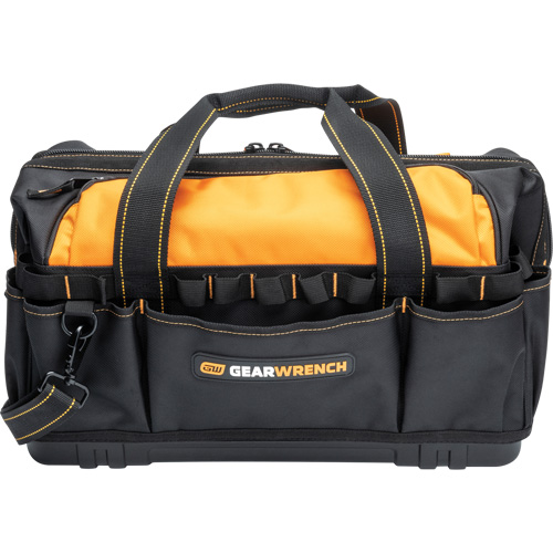 Sac &agrave; outils de 20" pour les professionnels, Nylon, 33 pochettes, Noir/Orange Fastek
