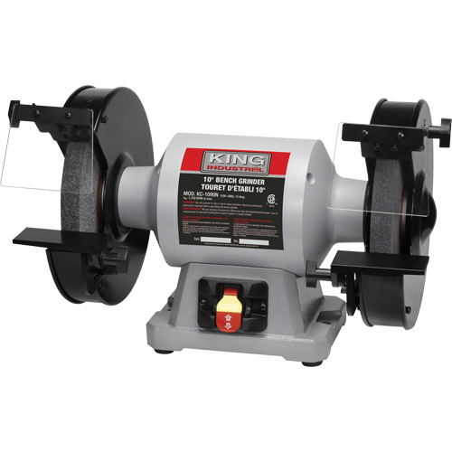 Bench Grinder, 10" Wheel Diameter, 1-1/2 HP, 1750 RPM Fastek