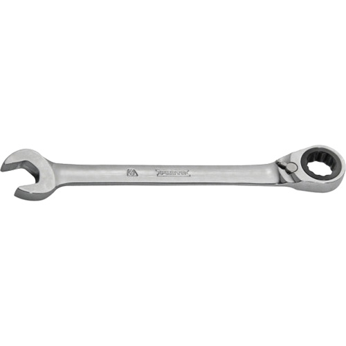 Combination Reversible Ratcheting Wrench, 12 Point, Polished Finish Fastek