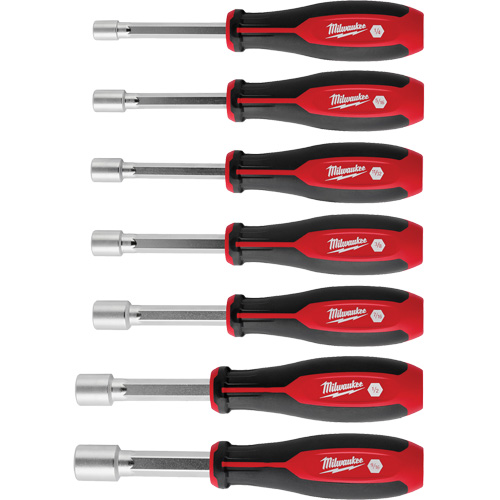 HollowCore Nut Driver Set, 7 Pcs., Magnetic, Imperial Fastek