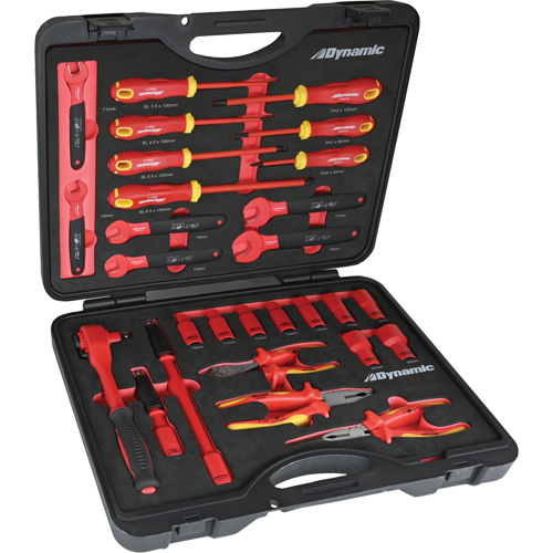 Insulated Tool Set, 1000 V, 28 Pcs Fastek