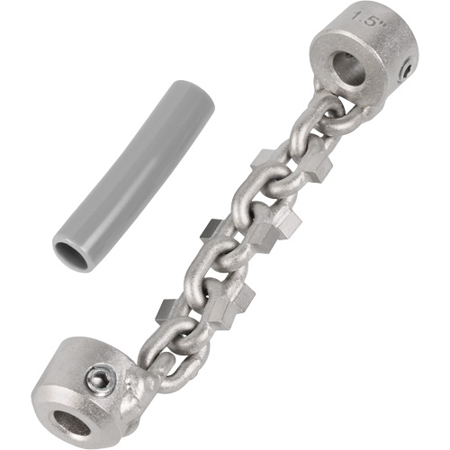 1-1/4" - 1-1/2" Carbide Chain Knocker for 1/4" Chain Snake Cable Fastek