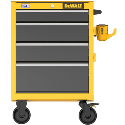 Heavy-Duty Rolling Tool Chest, 4 Drawers, 26" W x Yellow Fastek