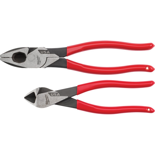 Dipped Grip Cutting Pliers Set, 2 Pieces Fastek