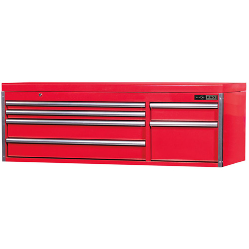 PMC5606 Pro Series Mechanics Chest, 55-1/2" W, 6 Drawers, Red Fastek