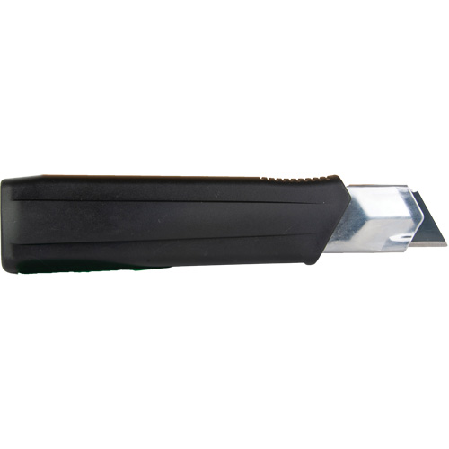 Couteau r&eacute;tractable de 25 mm, Acier inoxydable, Robuste, Prise en Caoutchouc Fastek