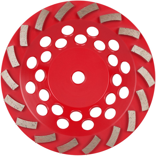 Meule boisseau diamant&eacute;e &agrave; 18 segments Turbo DIAMOND MAX Fastek