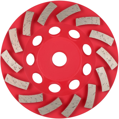 Meule boisseau diamant&eacute;e &agrave; 14 segments Turbo DIAMOND MAX Fastek
