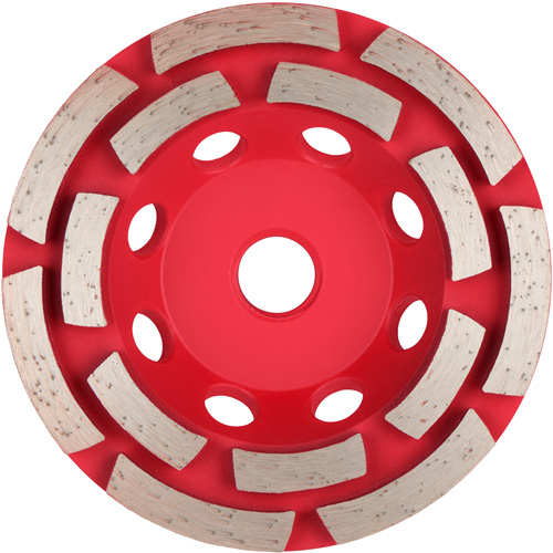 Meule boisseau diamant&eacute;e &agrave; rang&eacute;e double DIAMOND MAX Fastek