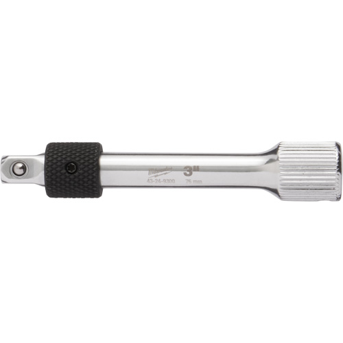 Locking Extension Socket, 1/4" Drive, 3" L Fastek