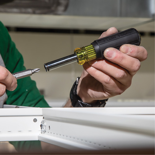 11-in-1 Magnetic Screwdriver / Nut Driver, Cushion Grip Handle Fastek