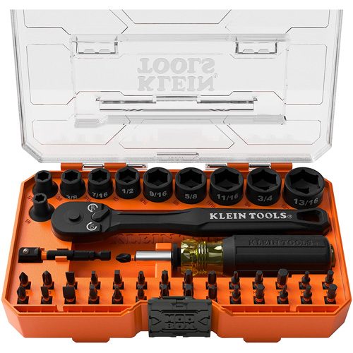 43-Piece ProFlex Impact Driver Bit and Socket Set Fastek