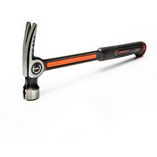 Smooth-Face Framing Hammer, 22 oz., Solid Steel Handle, 16" L Fastek